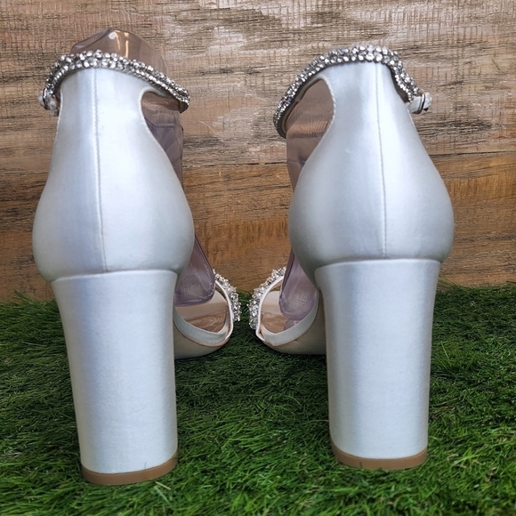 New Badgley Mischka Kendall Ankle Strap Sandal Sz 11.0 - Picture 5 of 10